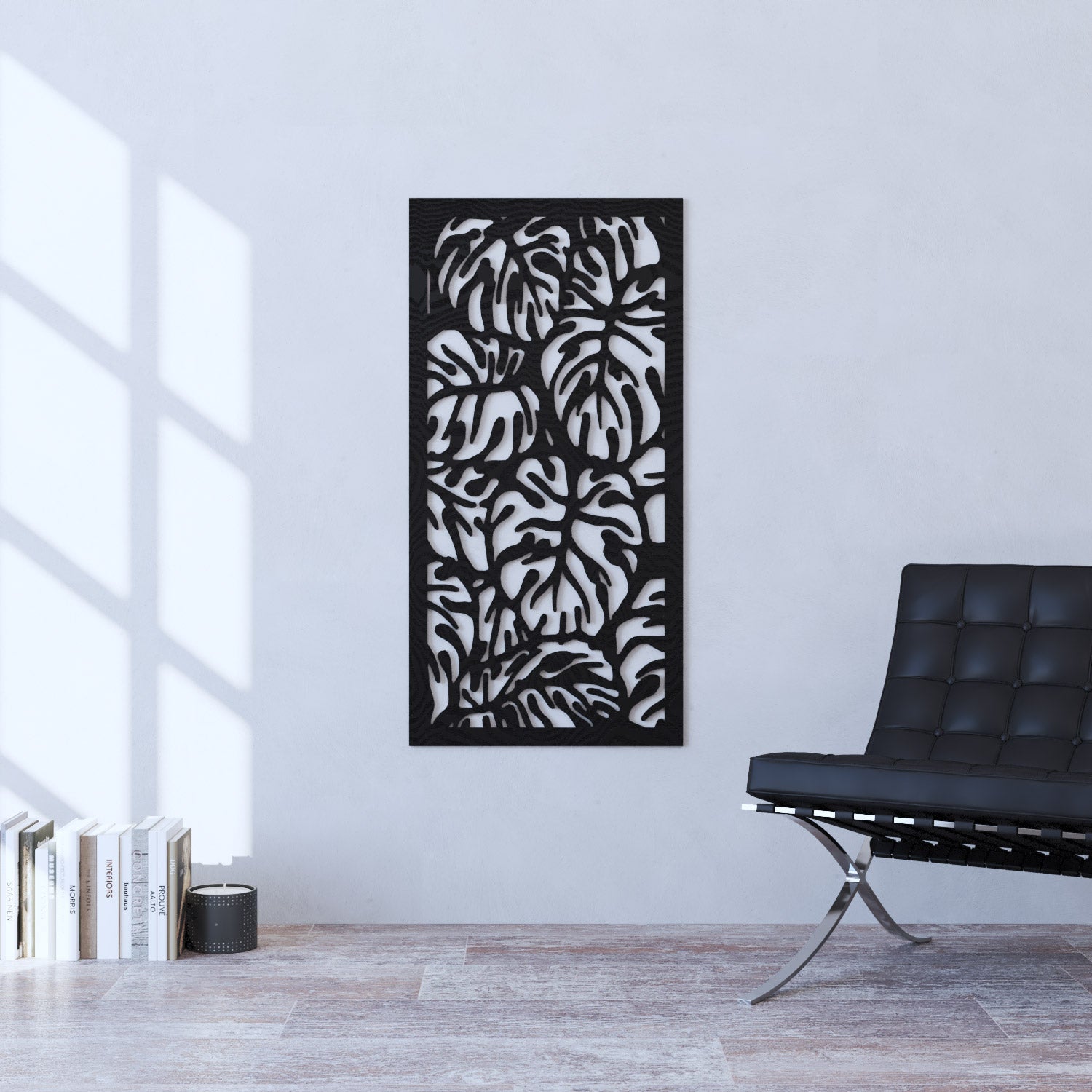 Botanic indoor decorative panel