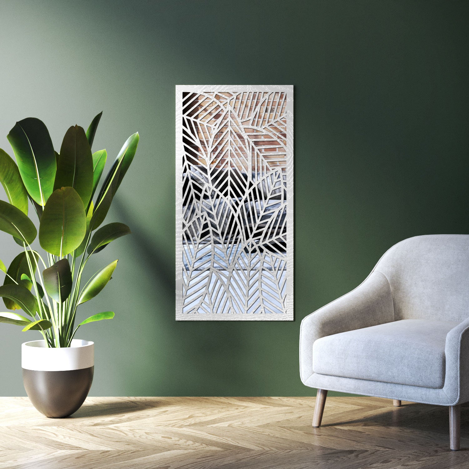 Habitat Indoor decorative mirrored panel