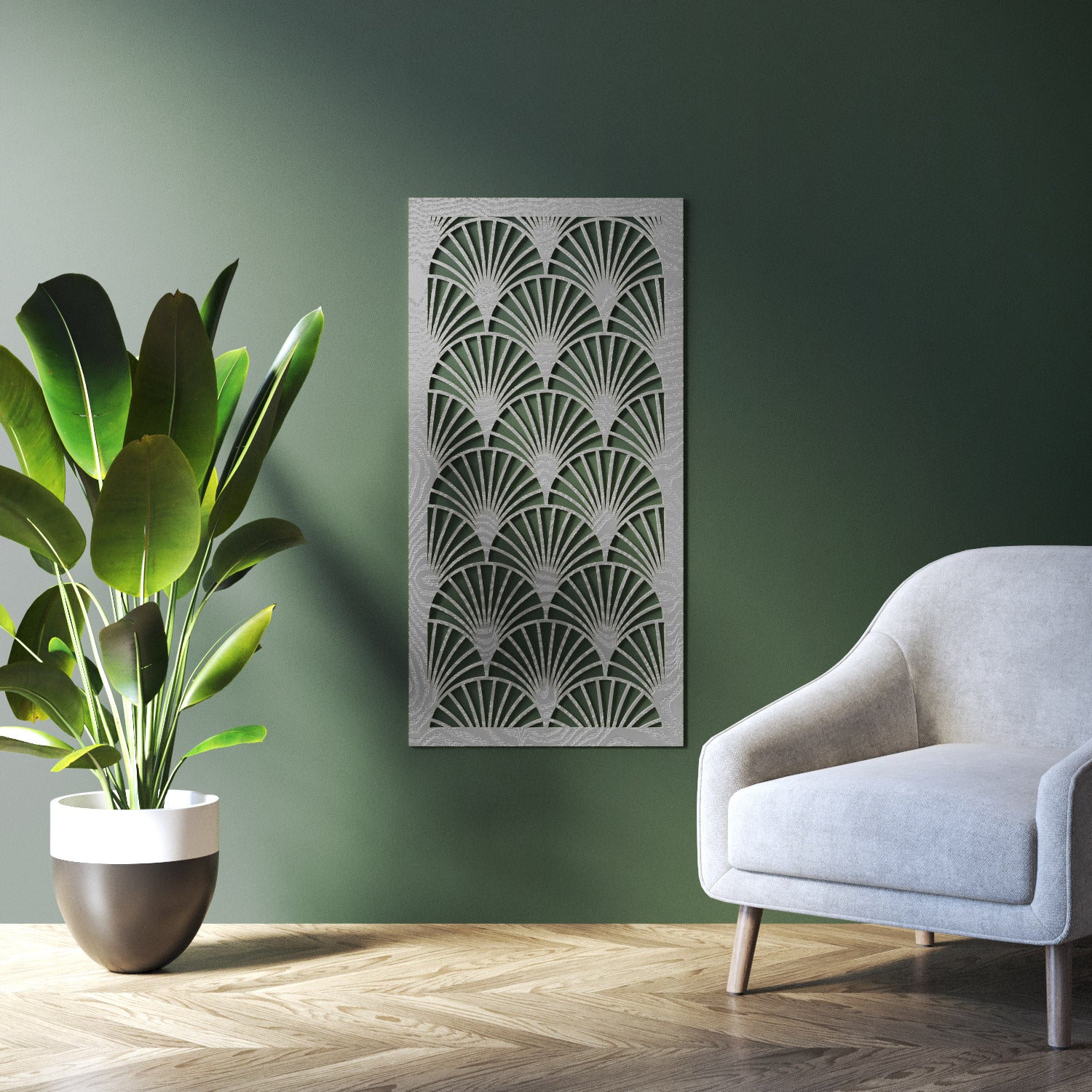 Laurel indoor decorative panel