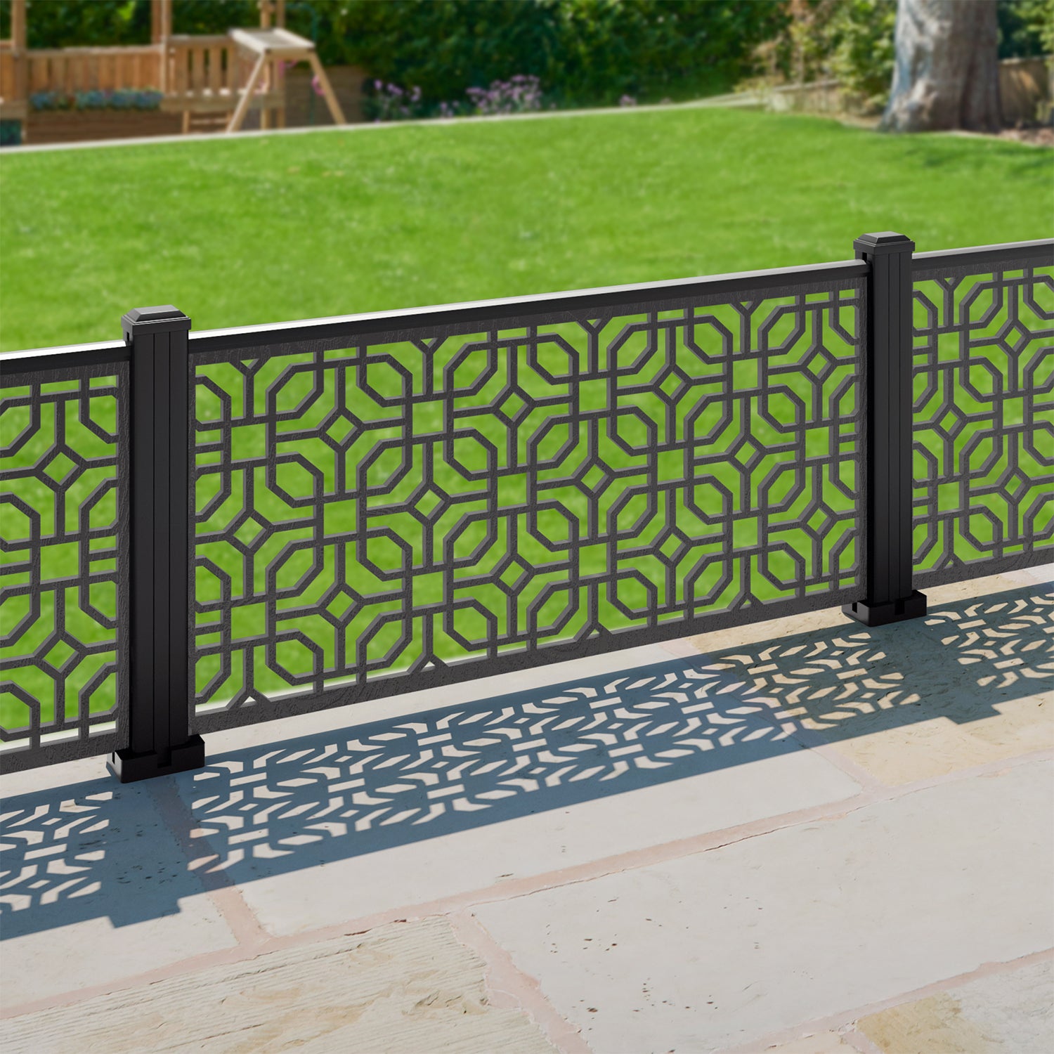 Micro Decorative Fence - 120x60cm - with our aluminium posts