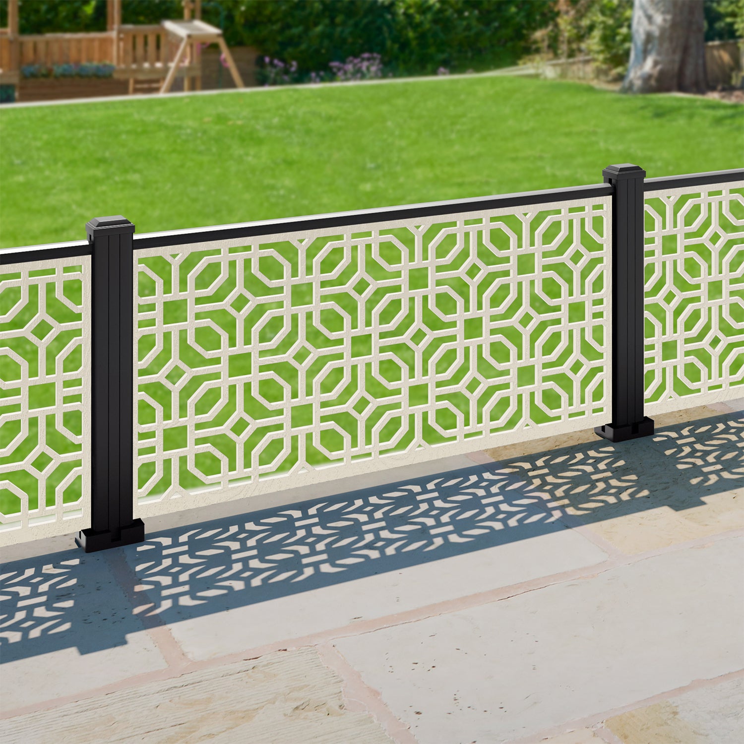 Micro Decorative Fence - 120x60cm - with our composite posts