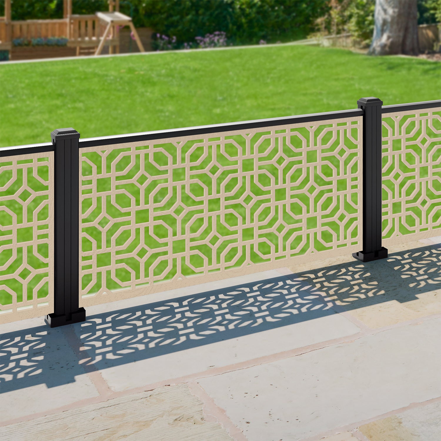 Micro Decorative Fence - 120x60cm - with our composite posts