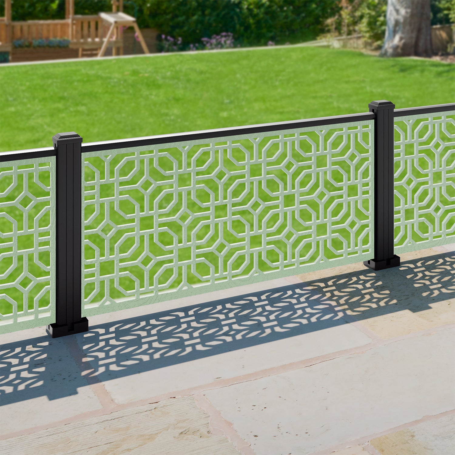 Micro Decorative Fence - 120x60cm - with our aluminium posts