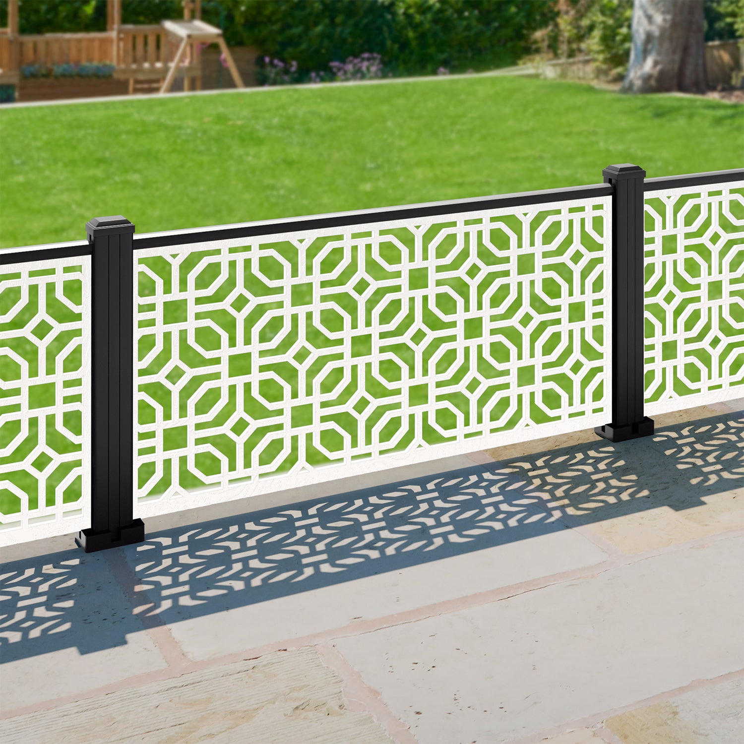 Micro Decorative Fence - 120x60cm - with our composite posts