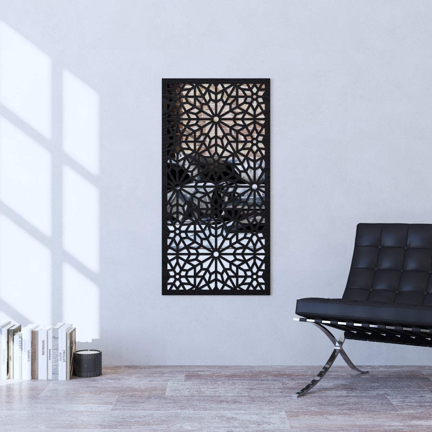 Alnara indoor decorative mirrored panel