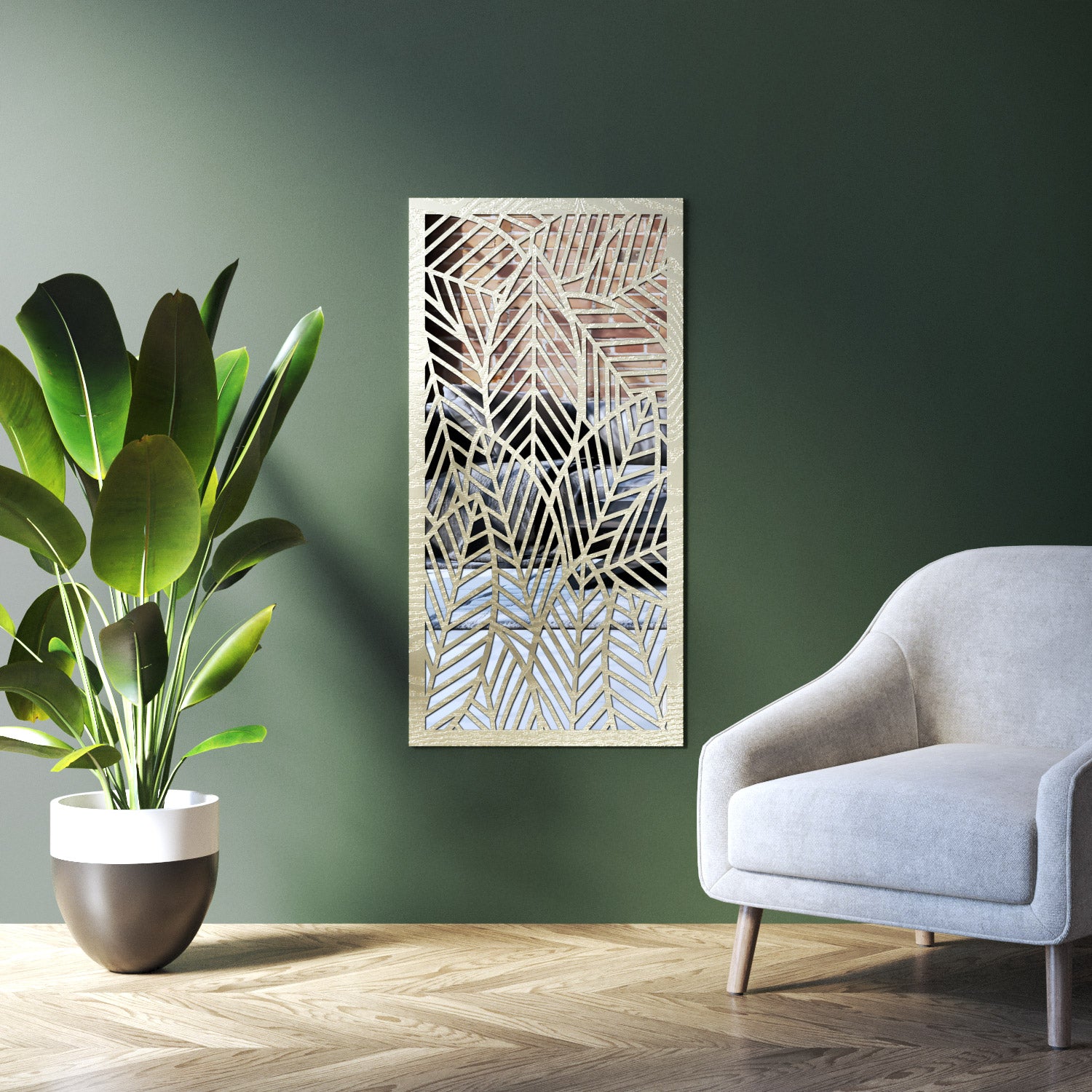 Habitat Indoor decorative mirrored panel