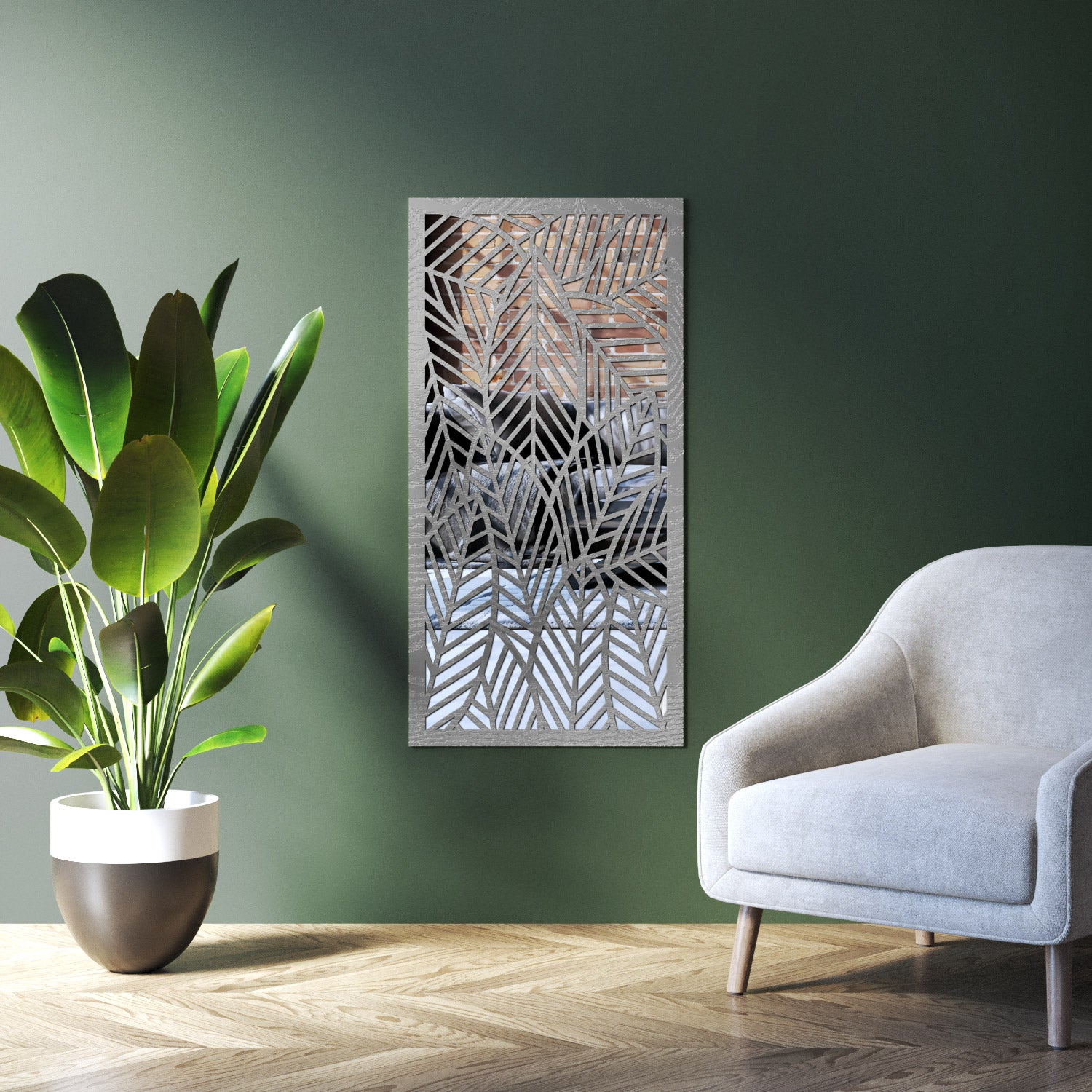 Habitat Indoor decorative mirrored panel