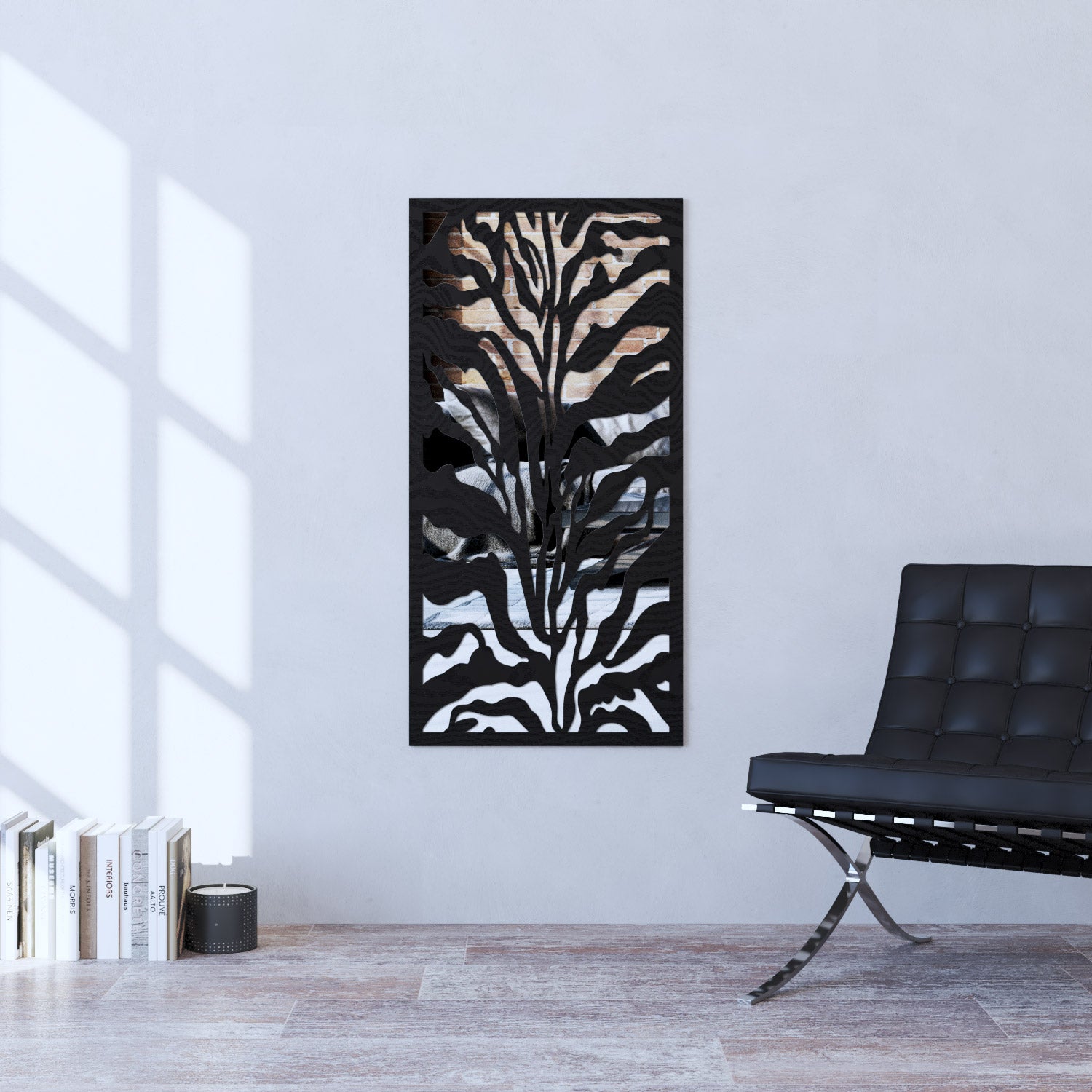 Malawi indoor decorative mirrored panel