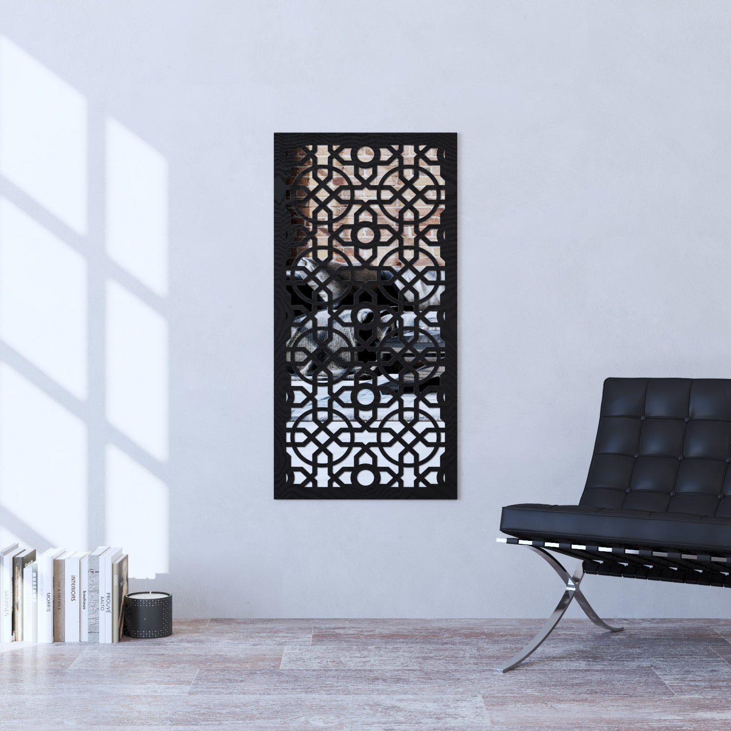 Nabila indoor decorative mirrored panel
