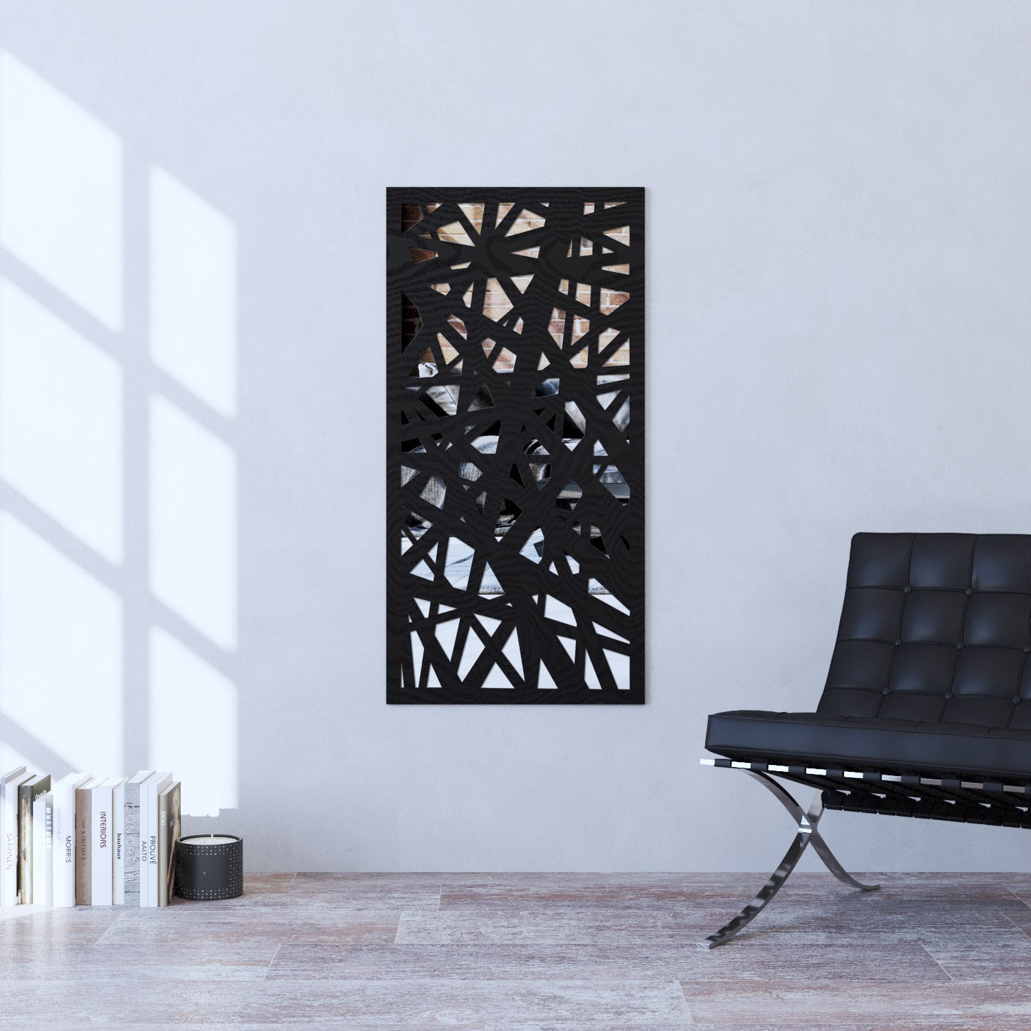 Prism indoor decorative mirrored panel