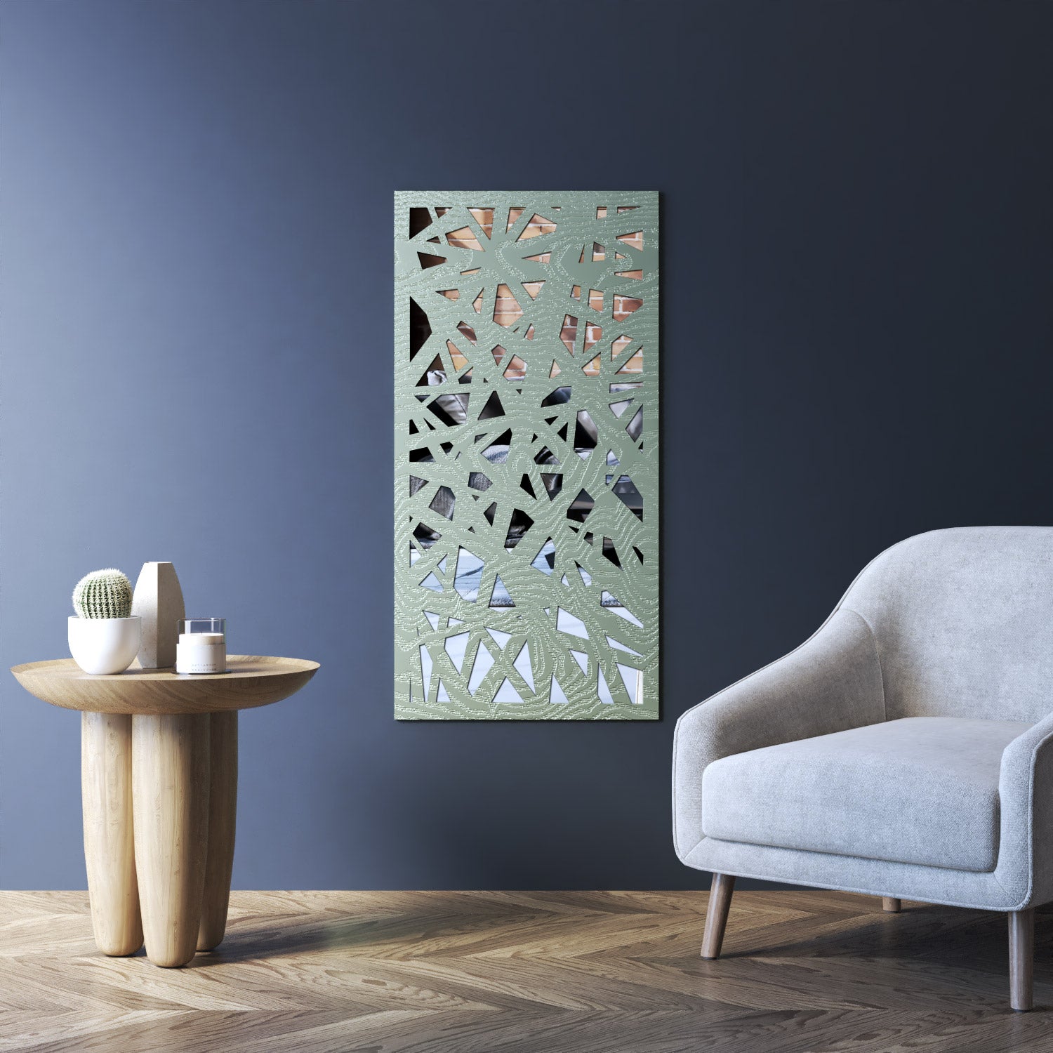 Prism indoor decorative mirrored panel