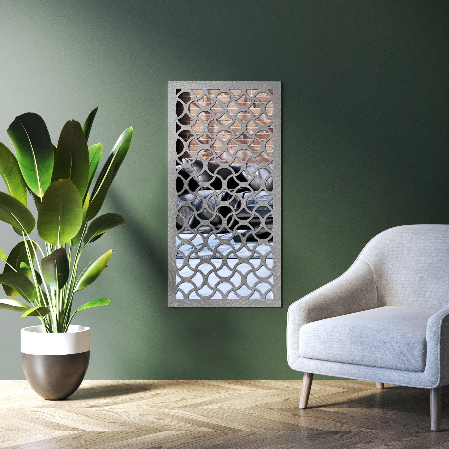 Vida indoor decorative mirrored panel