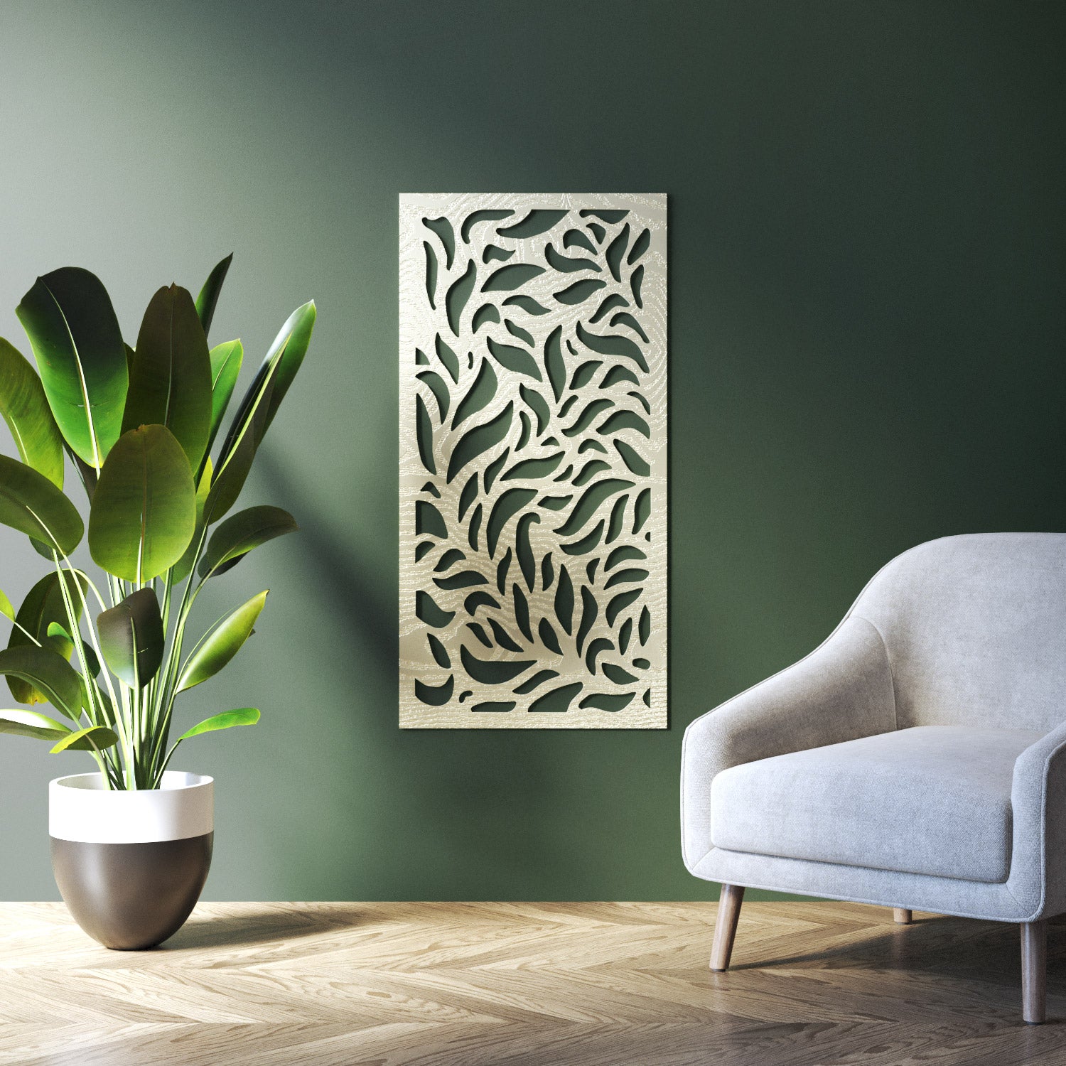 Plume indoor decorative panel
