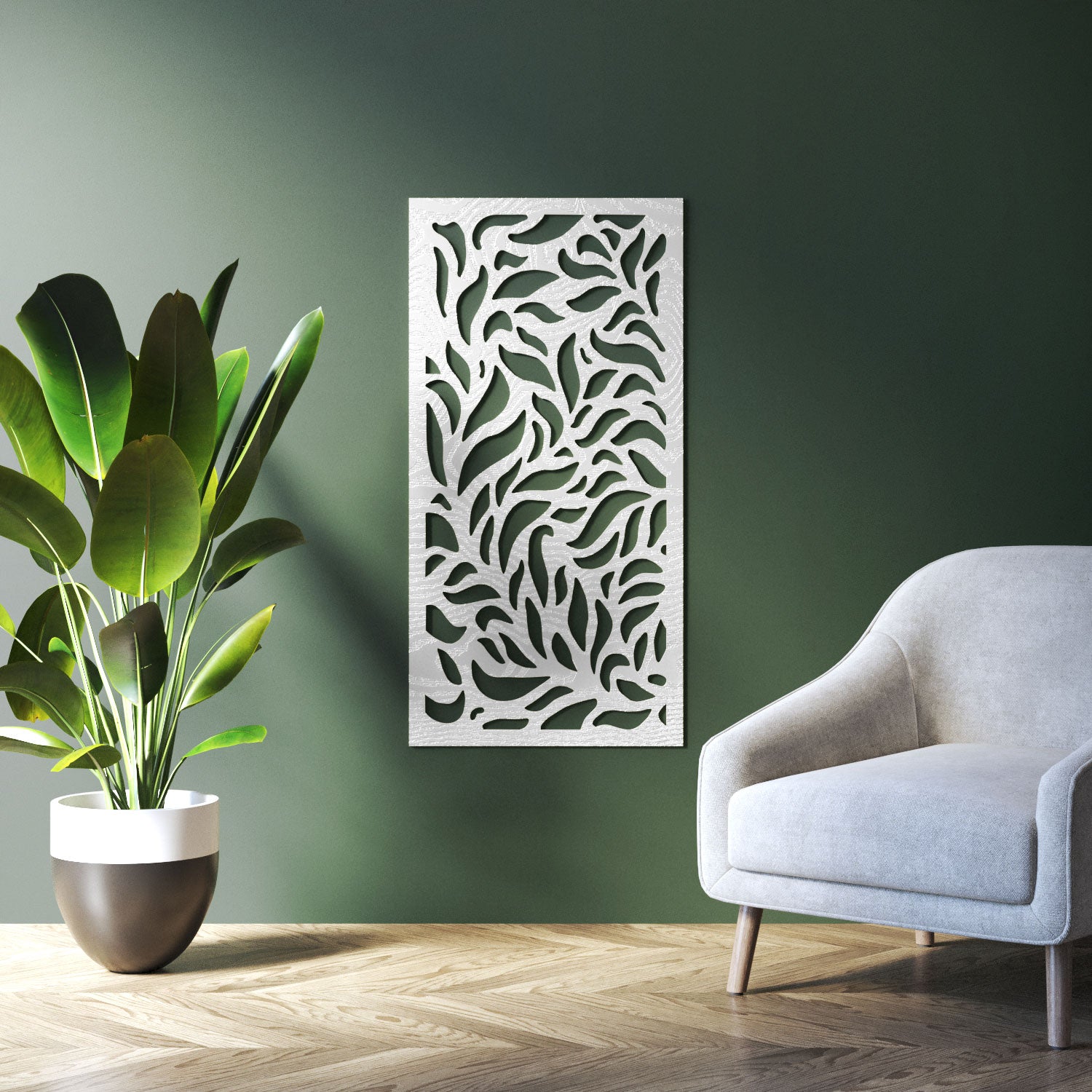 Plume indoor decorative panel