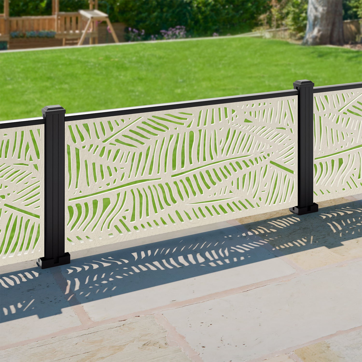 Quill Decorative Fence - 120x60cm - with our aluminium posts