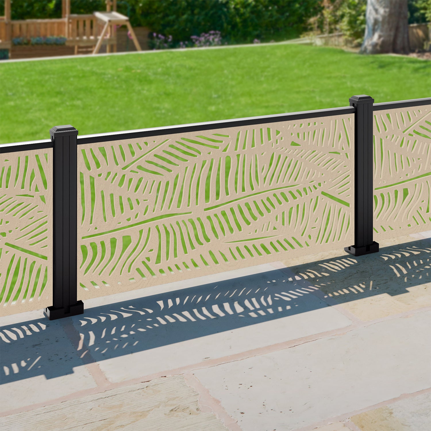 Quill Decorative Fence - 120x60cm - with our aluminium posts