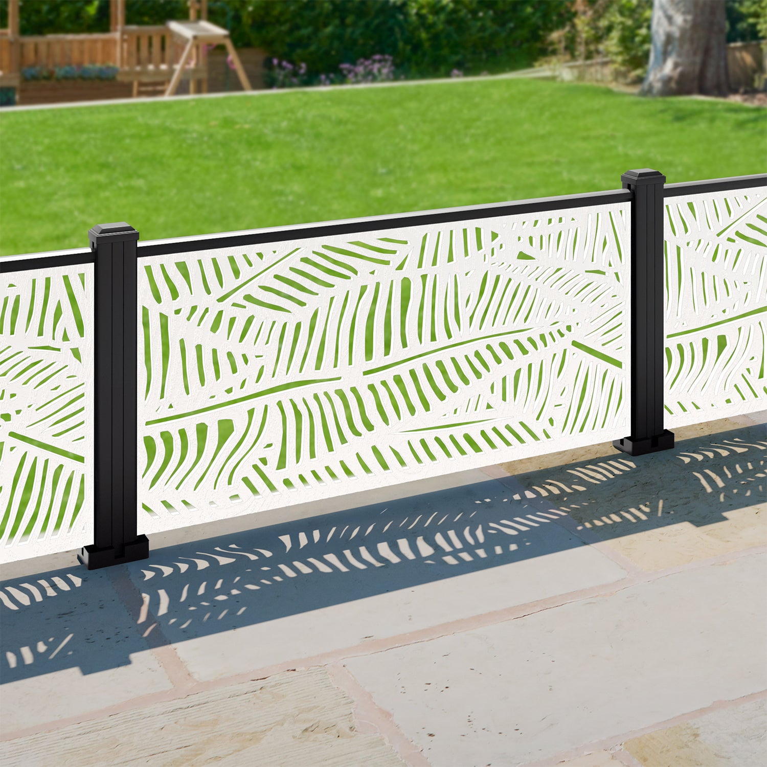Quill Decorative Fence - 120x60cm - with our aluminium posts