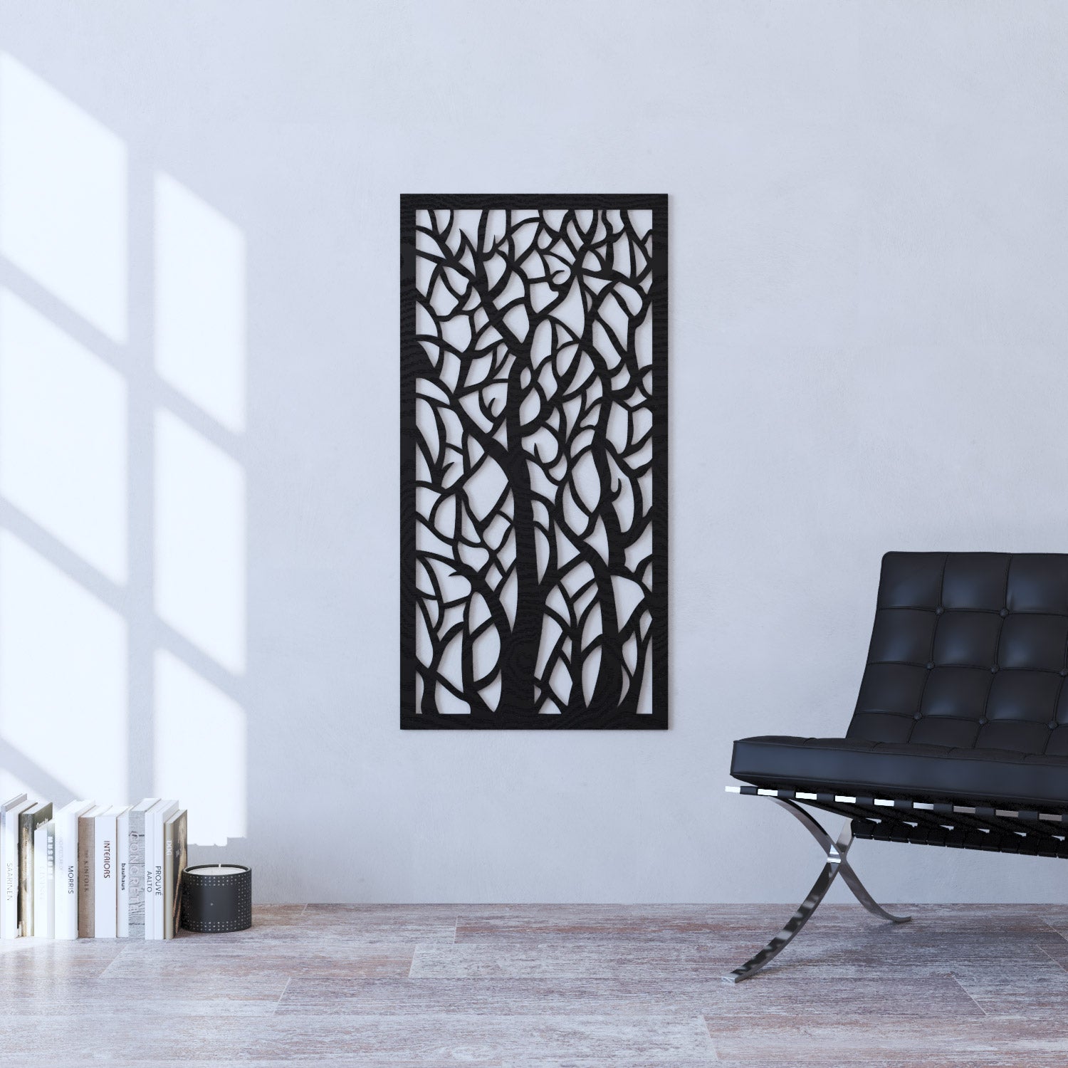 Twilight indoor decorative panel
