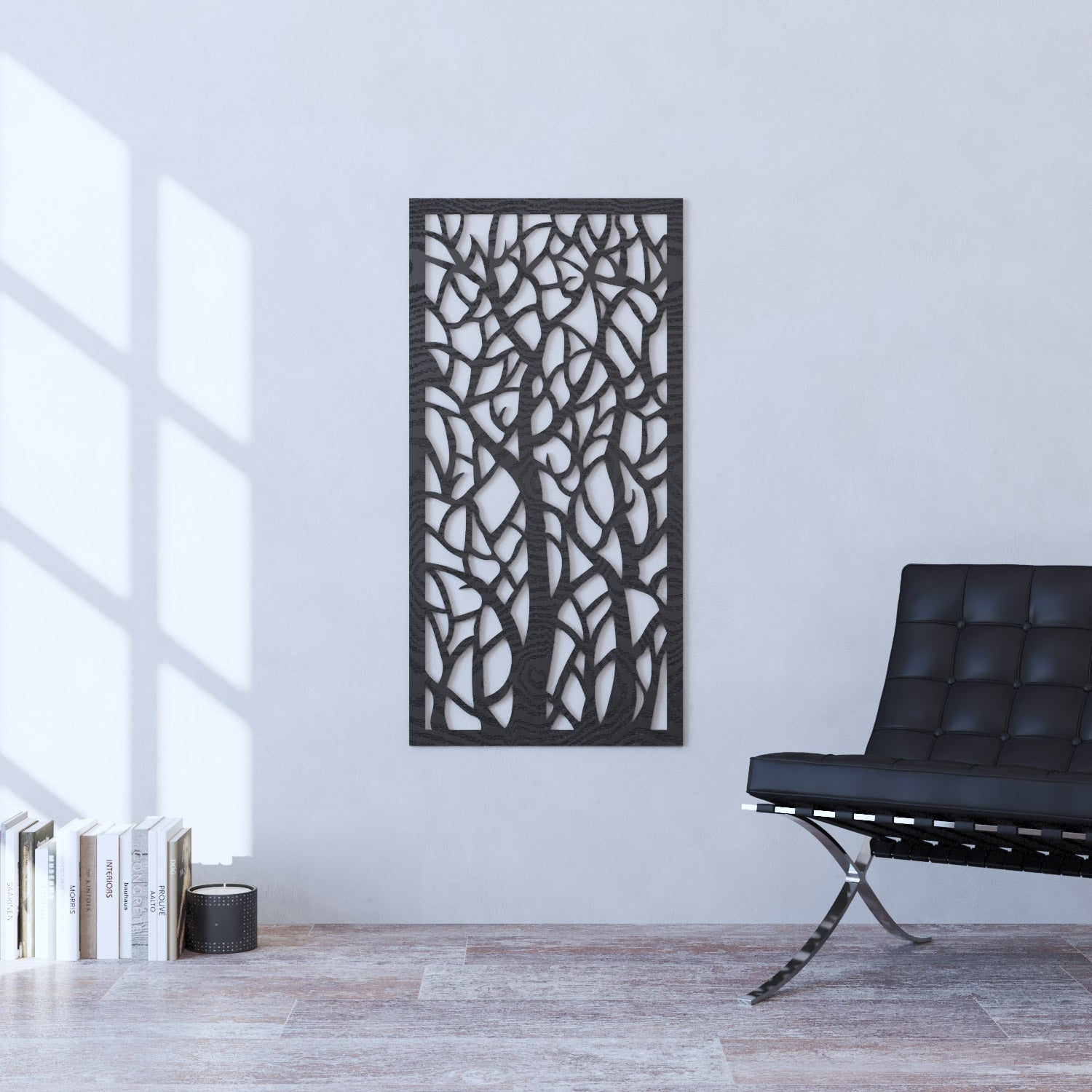 Twilight indoor decorative panel
