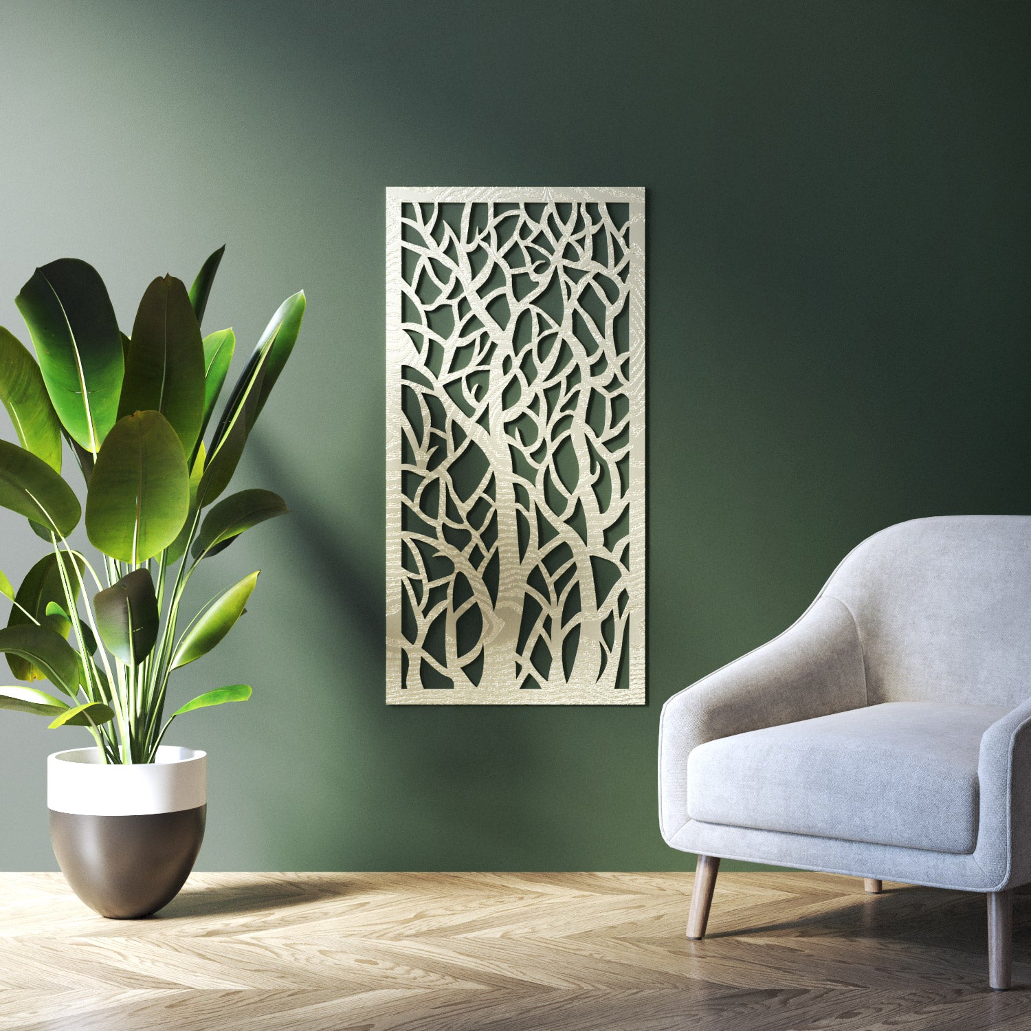 Twilight indoor decorative panel