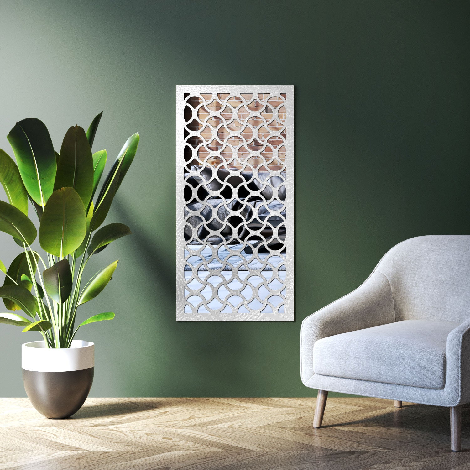 Vida indoor decorative mirrored panel