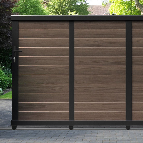 Kingsford Aluminium Sliding Straight Top Driveway Gate