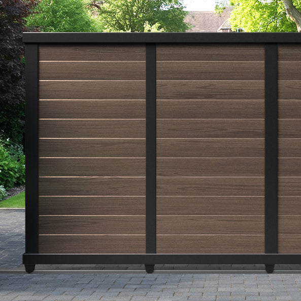 Kingsford Aluminium Sliding Straight Top Driveway Gate