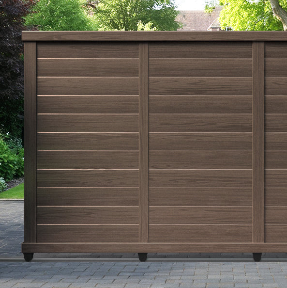 Kingsford Aluminium Sliding Straight Top Driveway Gate