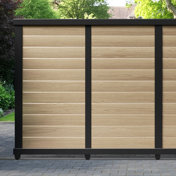 Kingsford Aluminium Sliding Straight Top Driveway Gate