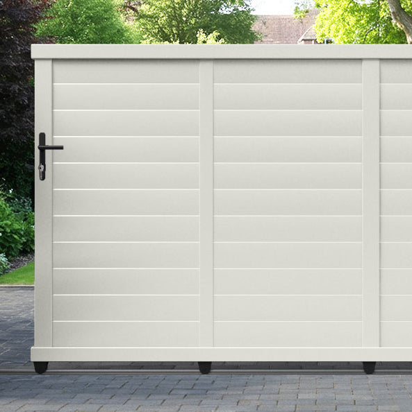 Kingsford Aluminium Sliding Straight Top Driveway Gate