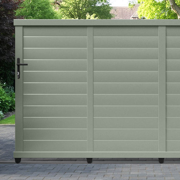 Kingsford Aluminium Sliding Straight Top Driveway Gate