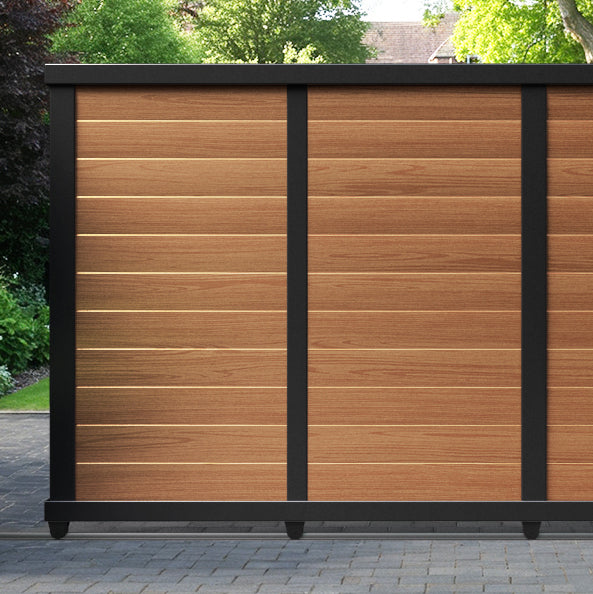 Kingsford Aluminium Sliding Straight Top Driveway Gate