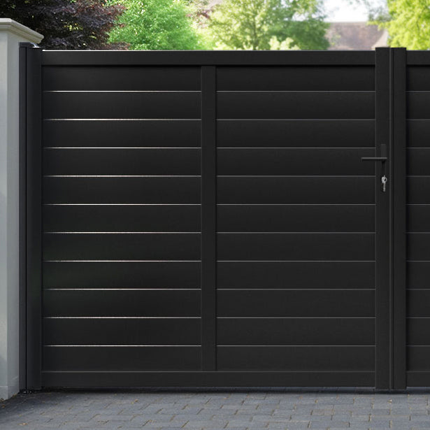 Kingsford Aluminium Straight Top Driveway Gate