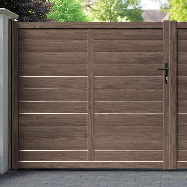 Kingsford Aluminium Straight Top Driveway Gate