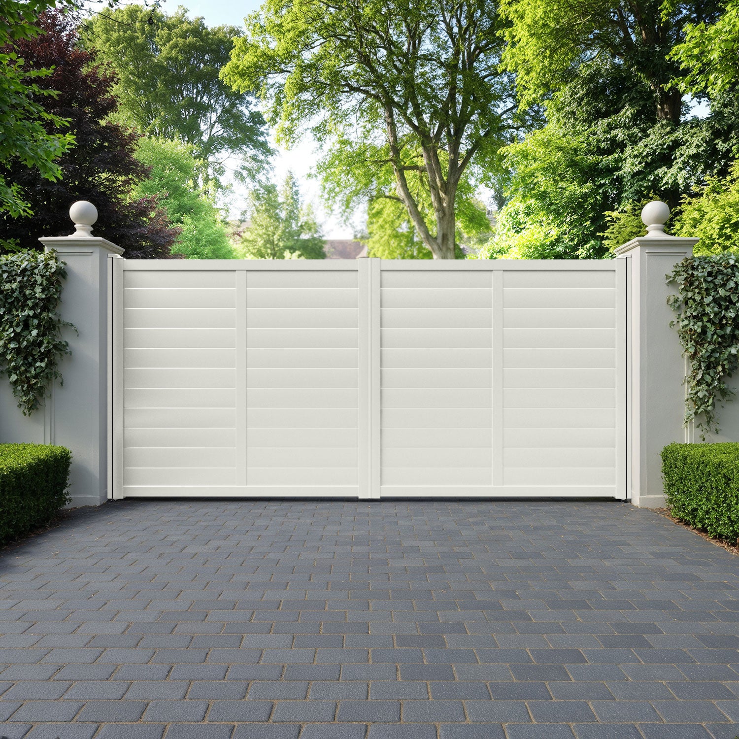 Kingsford Aluminium Straight Top Driveway Gate