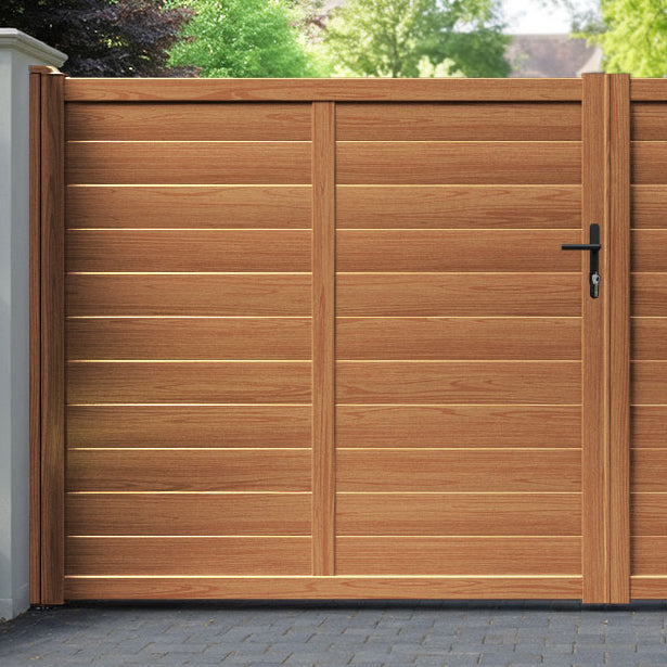 Kingsford Aluminium Straight Top Driveway Gate