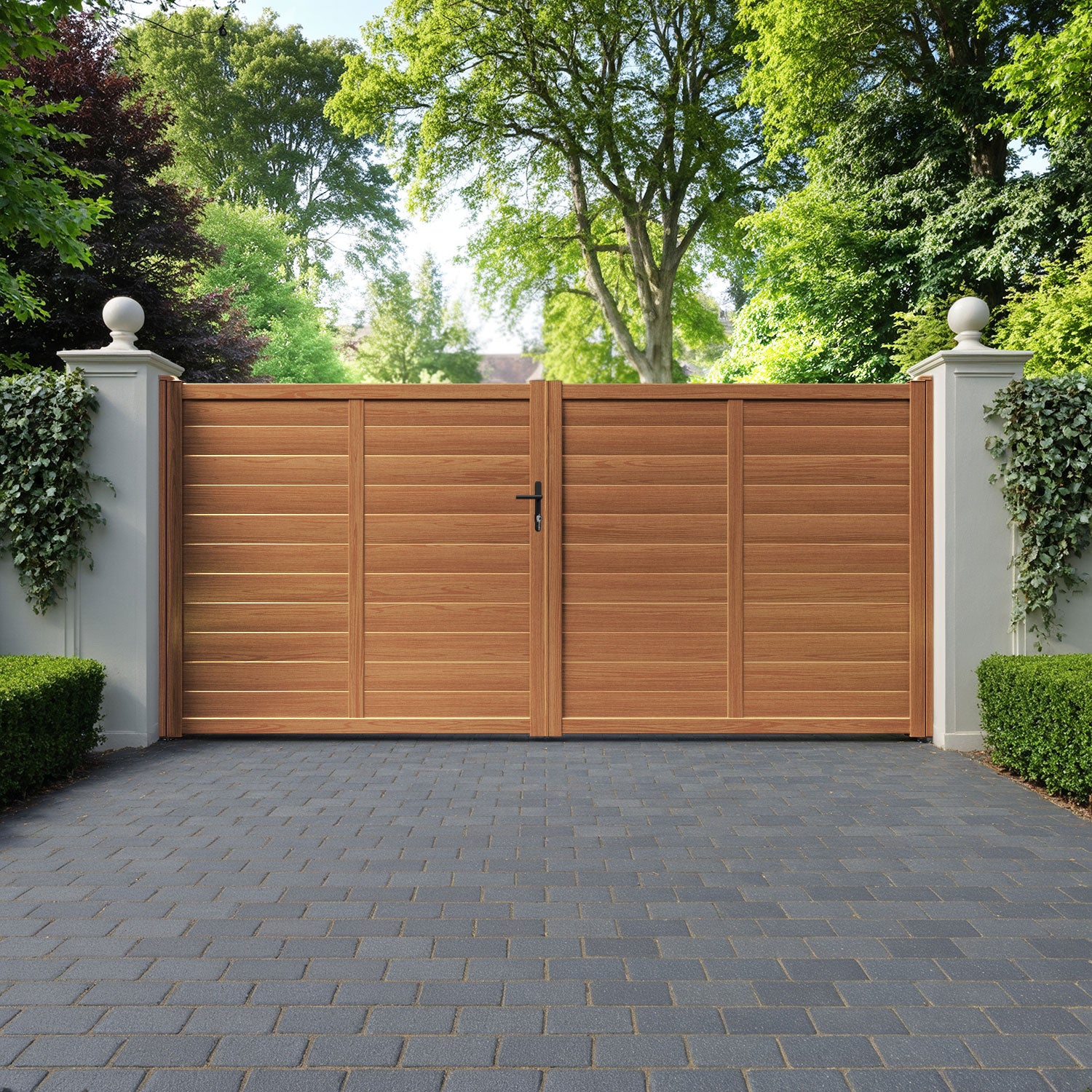 Kingsford Aluminium Straight Top Driveway Gate
