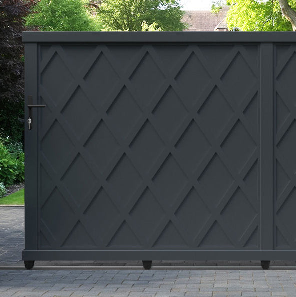 Ashfield Aluminium Sliding Straight Top Driveway Gate