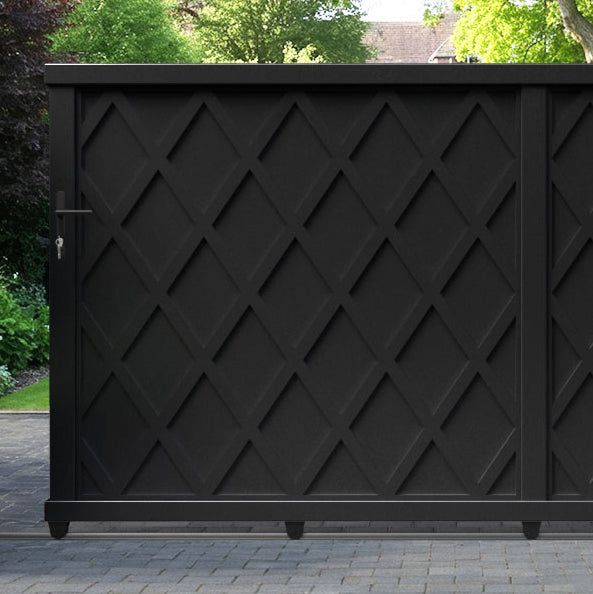 Ashfield Aluminium Sliding Straight Top Driveway Gate