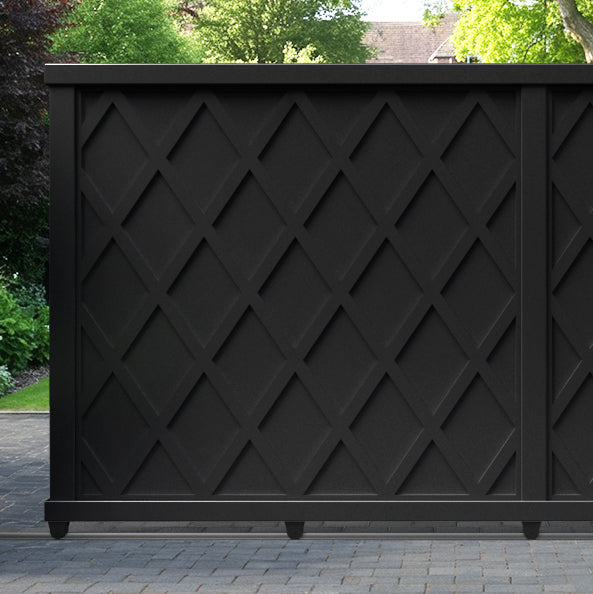 Ashfield Aluminium Sliding Straight Top Driveway Gate