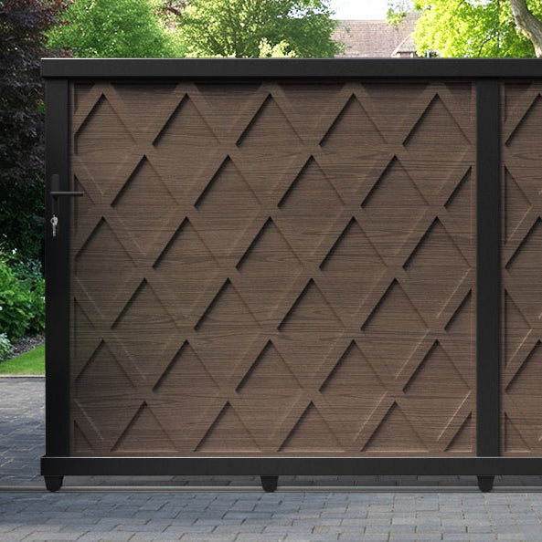 Ashfield Aluminium Sliding Straight Top Driveway Gate