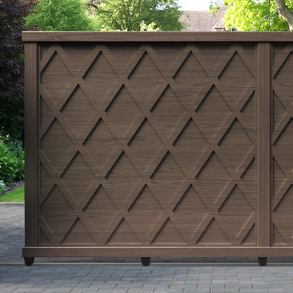 Ashfield Aluminium Sliding Straight Top Driveway Gate