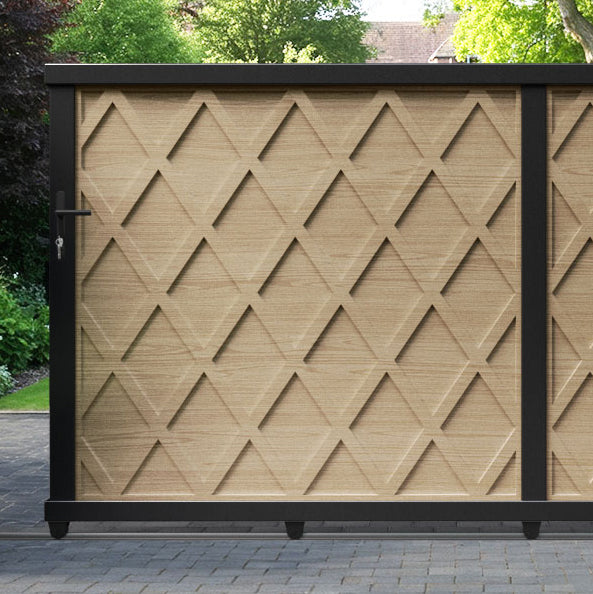 Ashfield Aluminium Sliding Straight Top Driveway Gate