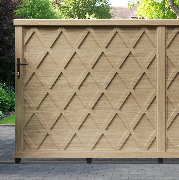 Ashfield Aluminium Sliding Straight Top Driveway Gate