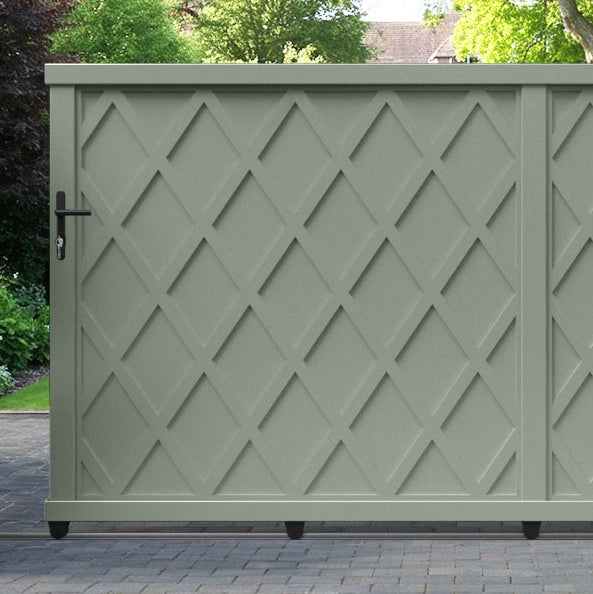 Ashfield Aluminium Sliding Straight Top Driveway Gate