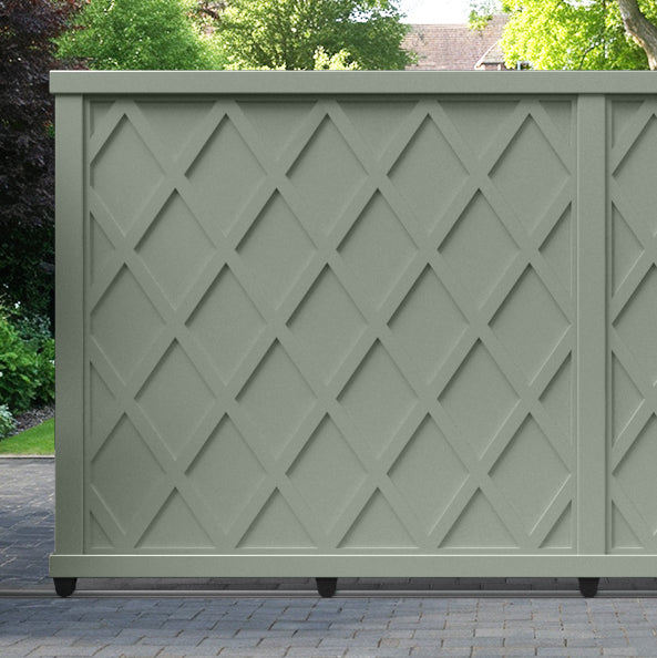 Ashfield Aluminium Sliding Straight Top Driveway Gate