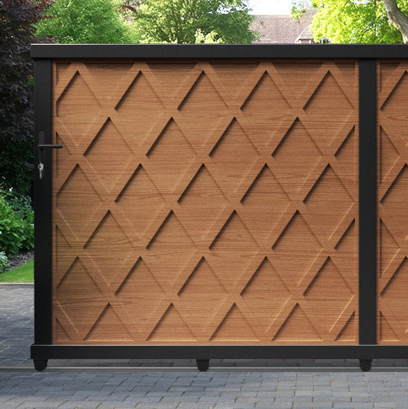 Ashfield Aluminium Sliding Straight Top Driveway Gate