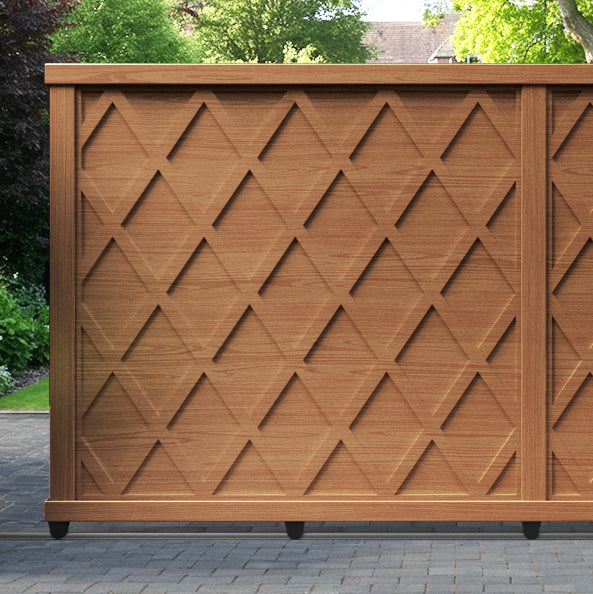 Ashfield Aluminium Sliding Straight Top Driveway Gate