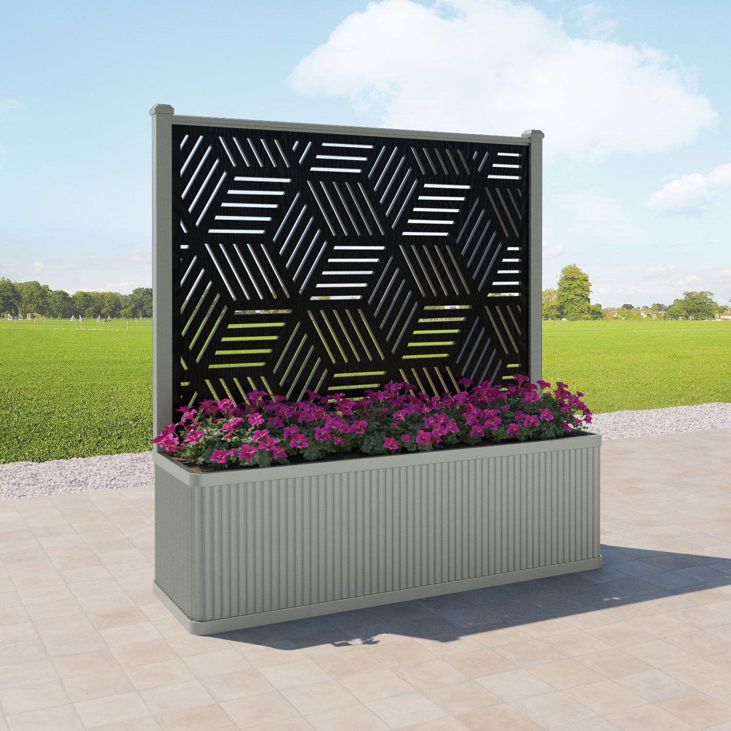 Plumley - Extra Extra Large Planter - Cubed Screen