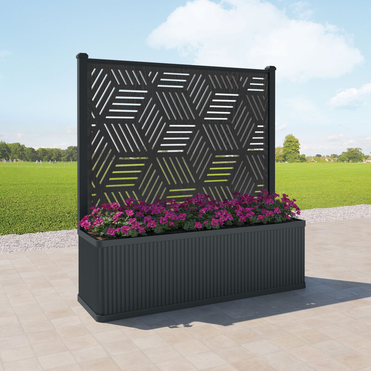 Plumley - Extra Extra Large Planter - Cubed Screen